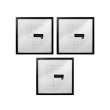 3 Piece Slim Box 16 x 16" Photo Frame Set